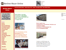 Tablet Screenshot of berlinermaueronline.de